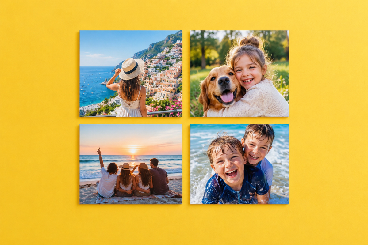 2x2" Square Custom Photo Magnets – Set of 4