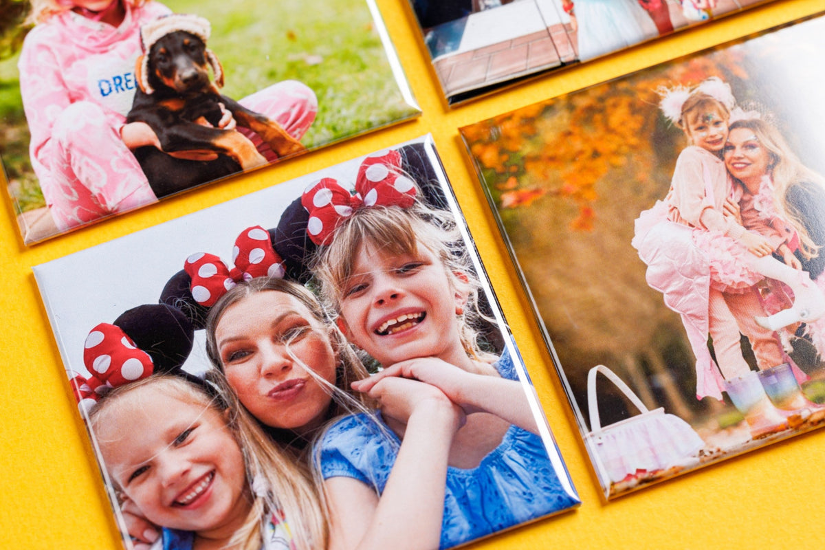 2.5 x 2.5" Square Custom Photo Magnets