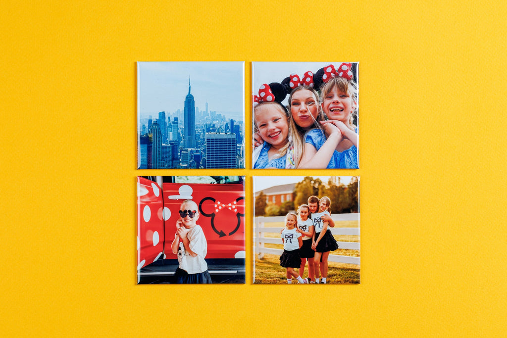 3 x 3" Square Custom Photo Magnets