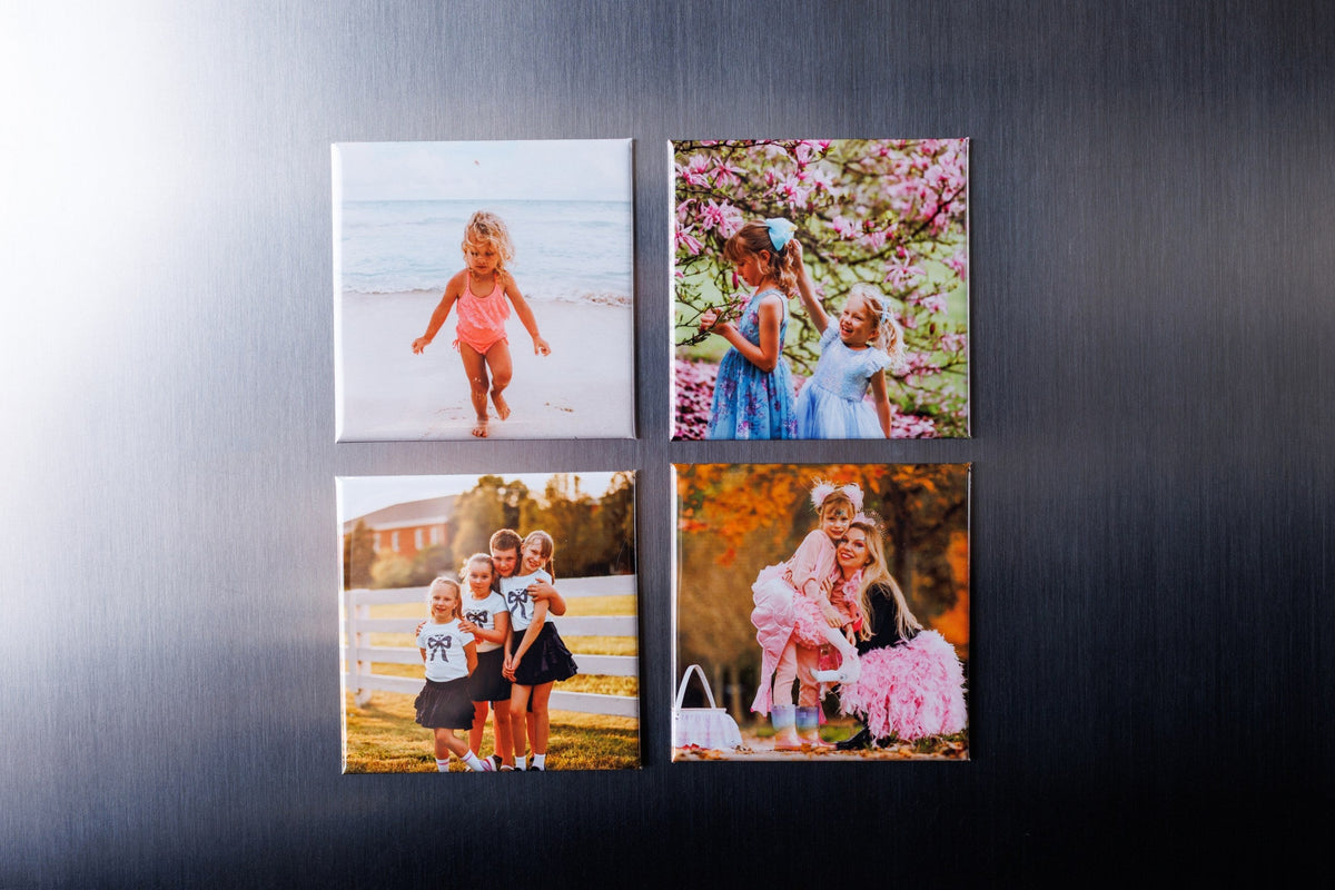 3 x 3" Square Custom Photo Magnets