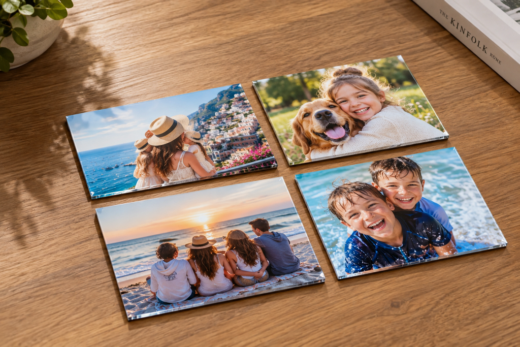 2x2" Square Custom Photo Magnets – Set of 4