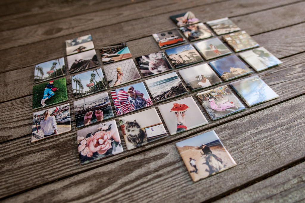 2 x 2" Square Custom Photo Magnets