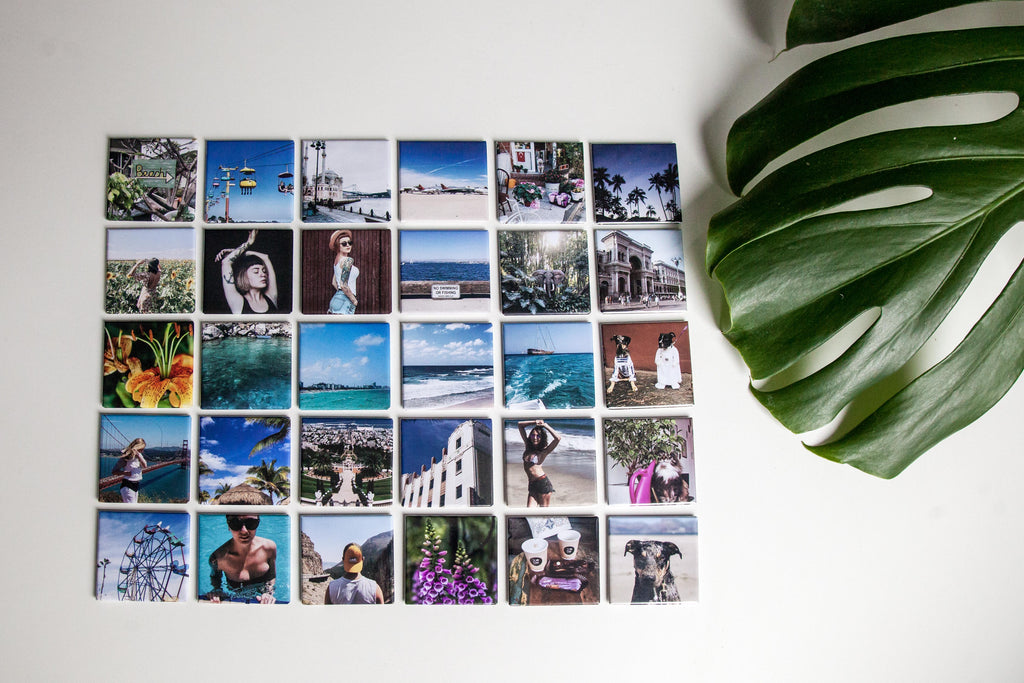 2 x 2" Square Custom Photo Magnets