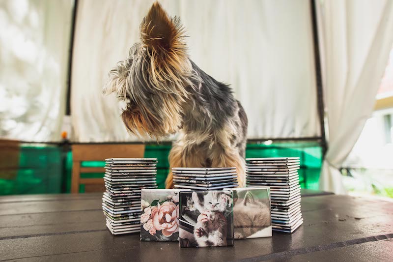 2 x 2" Square Custom Photo Magnets