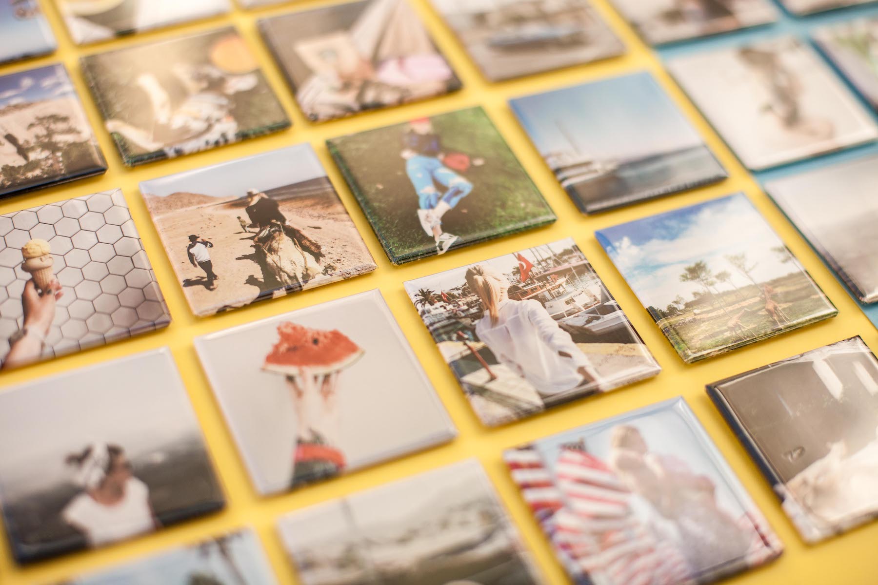 2 x 2" Square Custom Photo Magnets